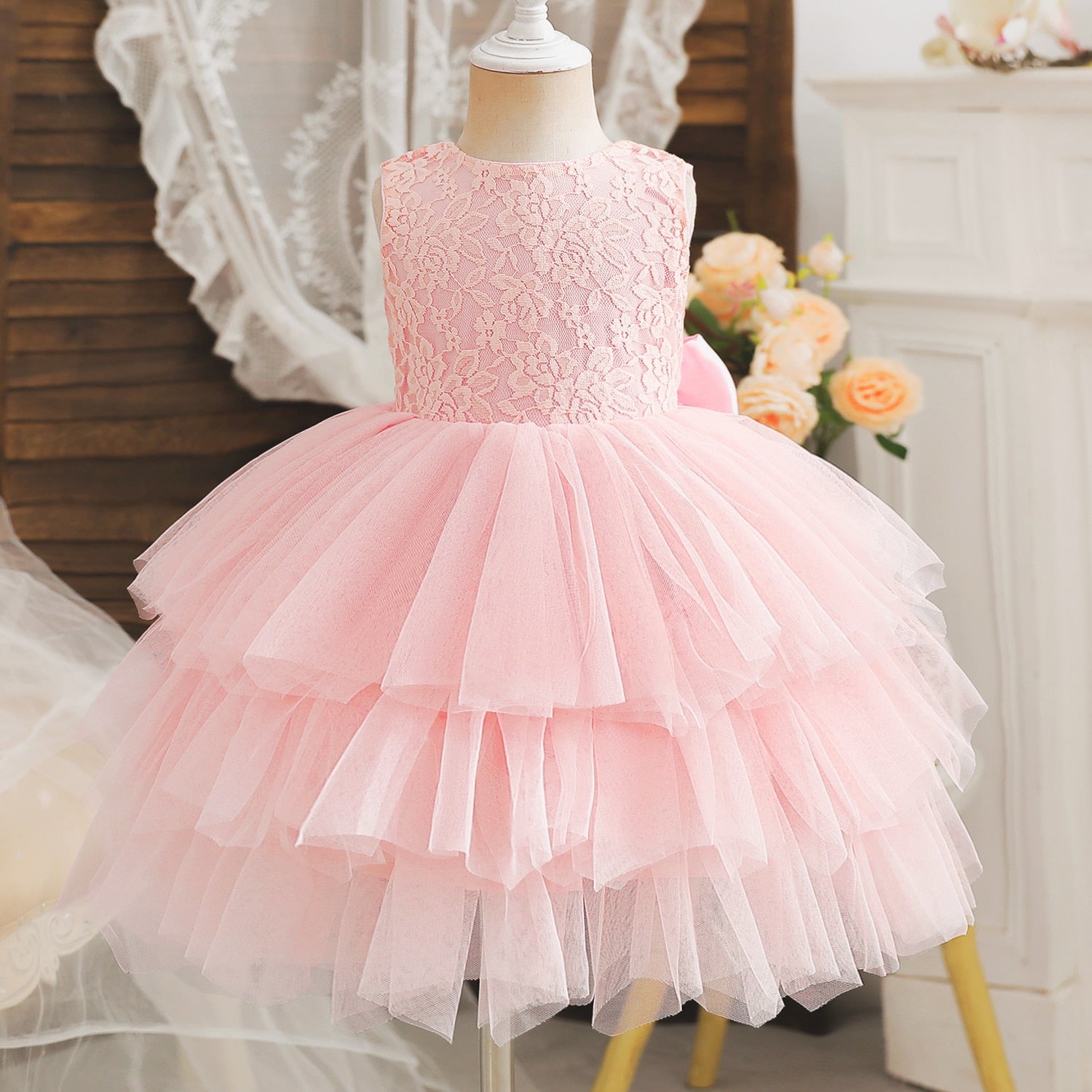 READY TO SHIP Blush Flower Girl Dress First Birthday Dress - Etsy | Flower girl  dresses, Blush flower girl dresses, Birthday girl dress