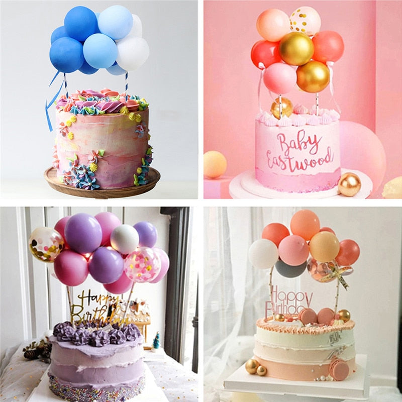 Ballons cake topper - or